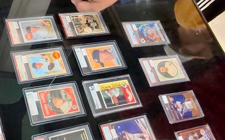 Graded Mickey Mantle cards and a PSA 10 Shohei Ohtani auto at the TriStar Collectors Show in Houston, 2026